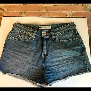 Levi’s High Rise Denim Shorts